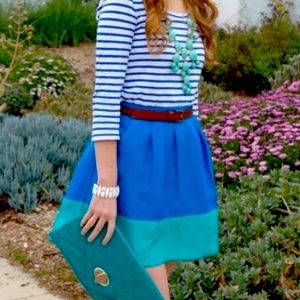 J.CREW Color block skirt size 8, never worn, new with tags